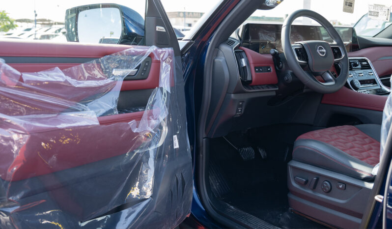 
2026 Nissan Patrol V6 3.5L Twin Turbo LE Platinum Blue-Red full									