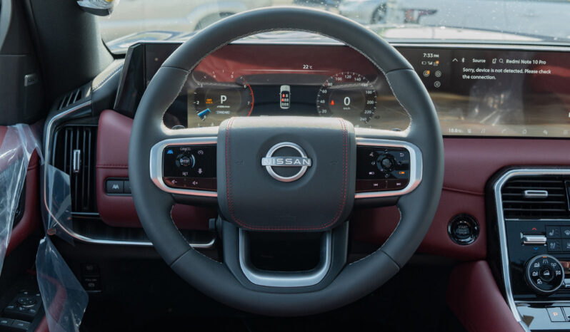 
2026 Nissan Patrol V6 3.5L Twin Turbo LE Platinum Blue-Red full									