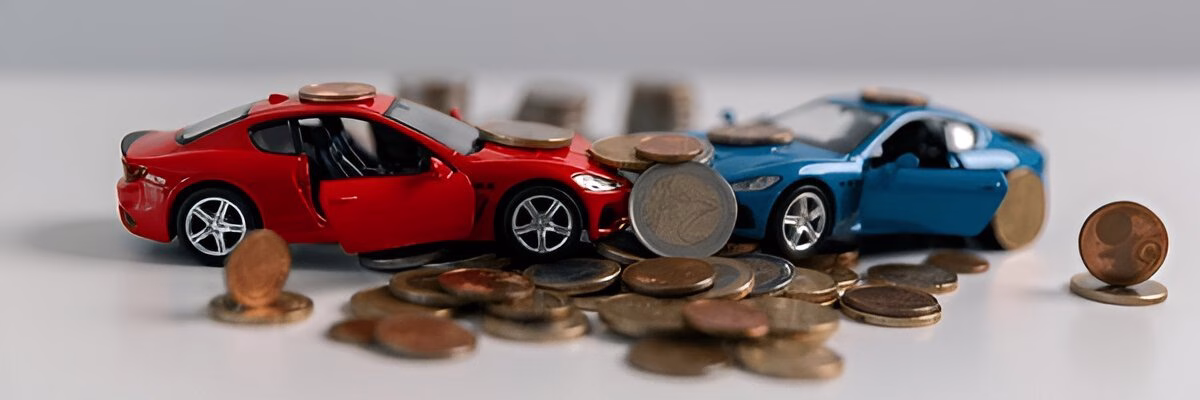 Buy Used Car – affordable financing options for pre-owned cars at CGM Auto Dubai 2025 with coins and toy cars