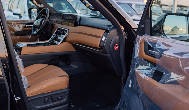 
2026 Nissan Patrol LE Titanium 3.5L AT Petrol TT (Black-Tan) full									