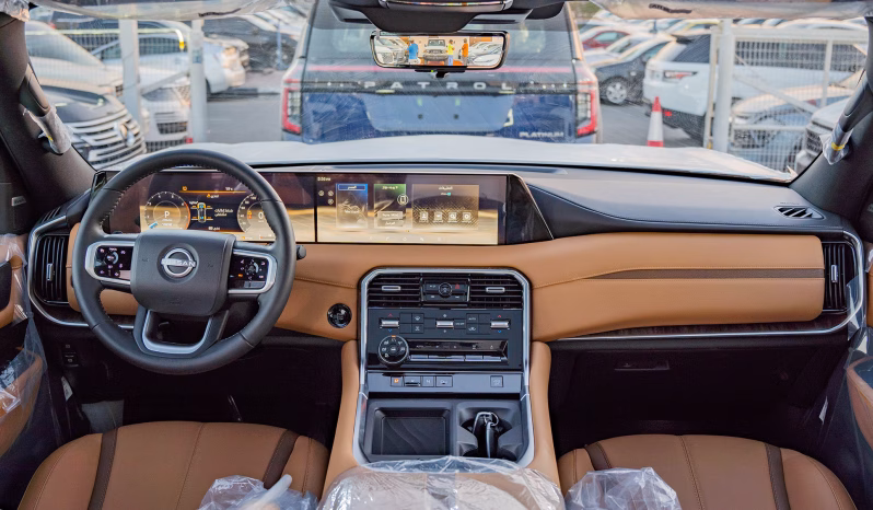 
2026 Nissan Patrol LE Titanium 3.5L AT Petrol TT (Black-Tan) full									