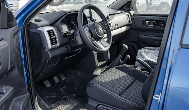 
2025 Mitsubishi L200 2.4L Petrol MT – Blue with Black Interior full									
