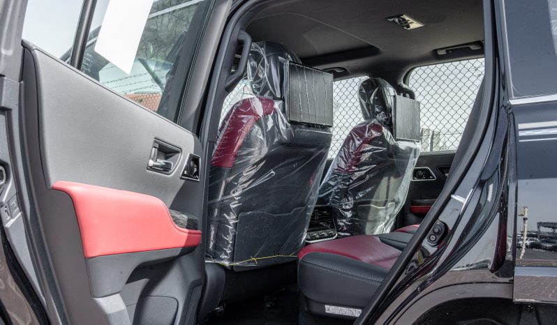
2026 Toyota Land Cruiser VXR 3.5L AT Petrol (Black-Red) Omani full									