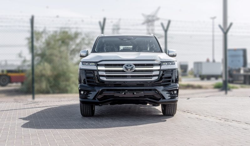 
2026 Toyota Land Cruiser VXR 3.5L AT Petrol (Black-Red) Omani full									