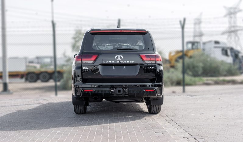 
2026 Toyota Land Cruiser VXR 3.5L AT Petrol (Black-Red) Omani full									