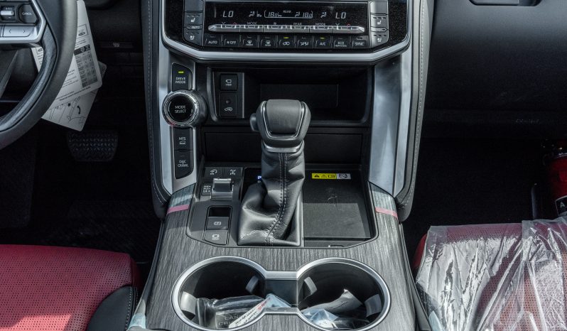 
2026 Toyota Land Cruiser VXR 3.5L AT Petrol (Black-Red) Omani full									