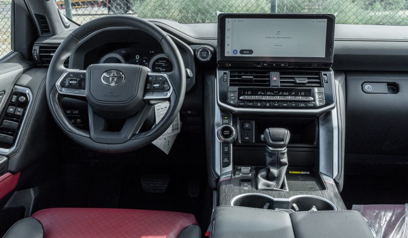 
2026 Toyota Land Cruiser VXR 3.5L AT Petrol (Black-Red) Omani full									