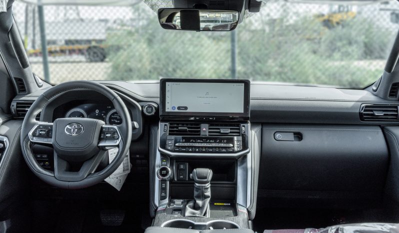 
2026 Toyota Land Cruiser VXR 3.5L AT Petrol (Black-Red) Omani full									