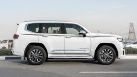 2026 Toyota Land Cruiser VXR 3.5L AT Petrol (White-Red) Omani