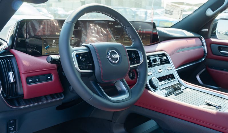 
2026 Nissan Patrol LE Platinum 3.5L AT Petrol (White-Red) full									