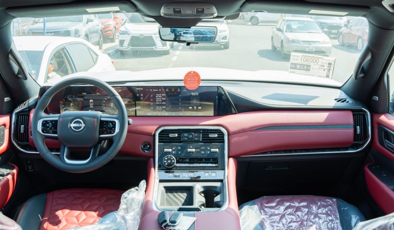 
2026 Nissan Patrol LE Platinum 3.5L AT Petrol (White-Red) full									