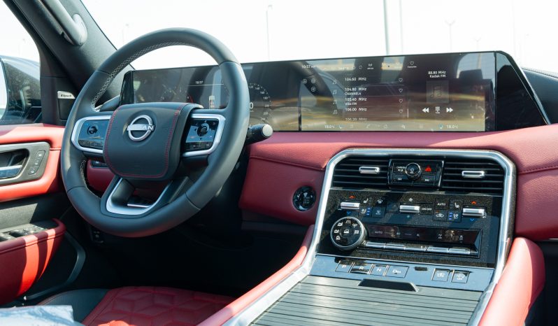 
2026 Nissan Patrol LE Platinum 3.5L AT Petrol (White-Red) full									