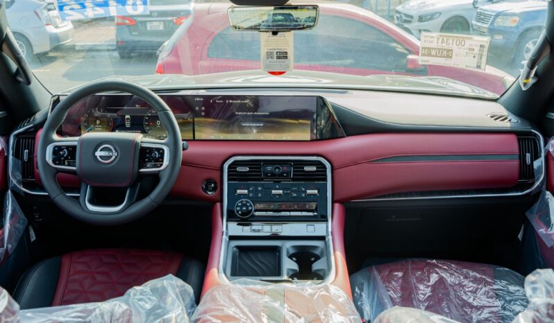 
								2026 Nissan Patrol V6 3.8L SE Platinum AT Petrol Black – Red full									