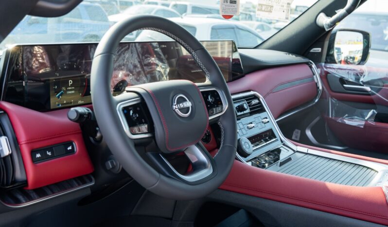 
								2026 Nissan Patrol V6 3.8L SE Platinum AT Petrol Black – Red full									