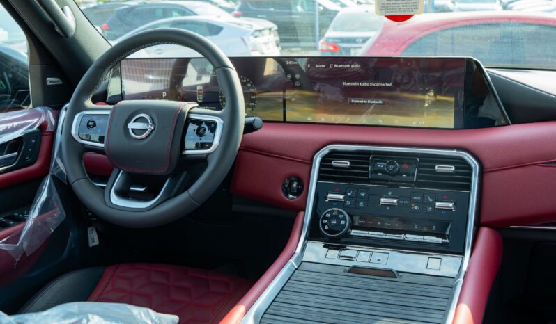 
								2026 Nissan Patrol V6 3.8L SE Platinum AT Petrol Black – Red full									
