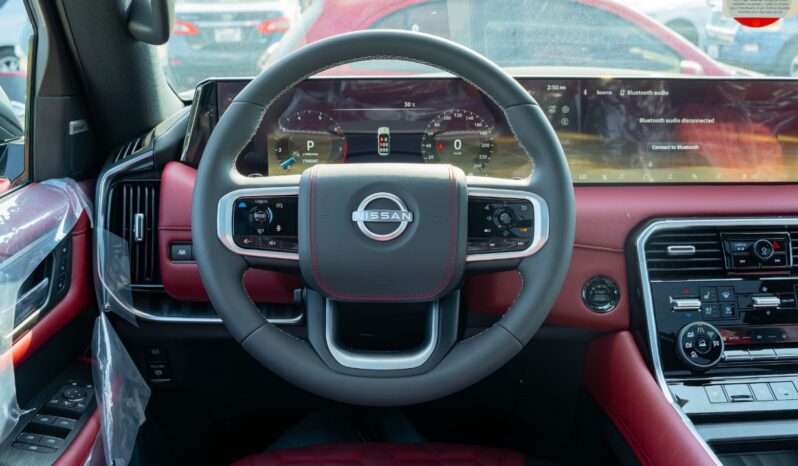 
								2026 Nissan Patrol V6 3.8L SE Platinum AT Petrol Black – Red full									