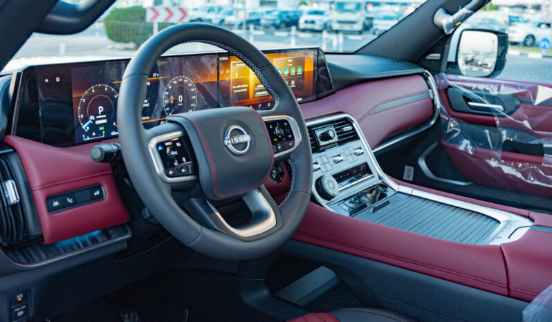 
2026 Nissan Patrol SE Platinum 3.8L AT Petrol (White-Red) full									