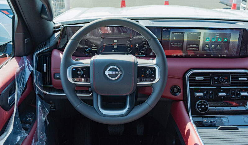 
2026 Nissan Patrol SE Platinum 3.8L AT Petrol (White-Red) full									