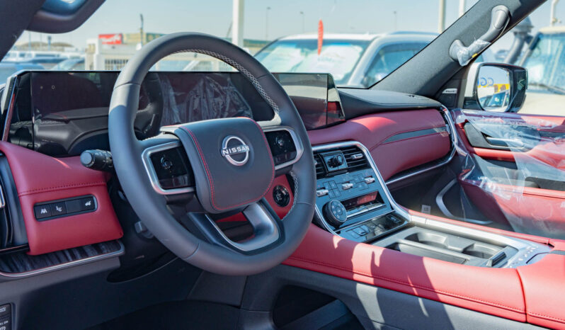 
								2026 Nissan Patrol V6 3.8L SE Platinum AT Petrol (Gray-Red) full									