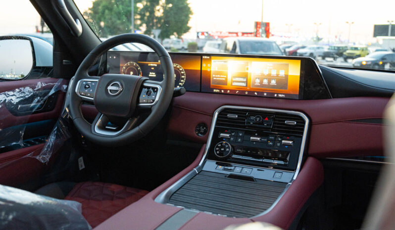 
2026 Nissan Patrol SE Platinum 3.8L AT Petrol (White-Red) full									