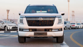 2026 Nissan Patrol SE Platinum 3.8L AT Petrol (White-Red)