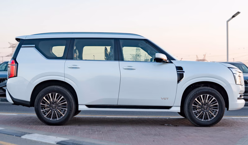 
2026 Nissan Patrol LE Platinum 3.5L AT Petrol TT (White-Red) full									