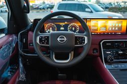 
2026 Nissan Patrol SE Platinum 3.8L AT Petrol (Silver-Red) full									