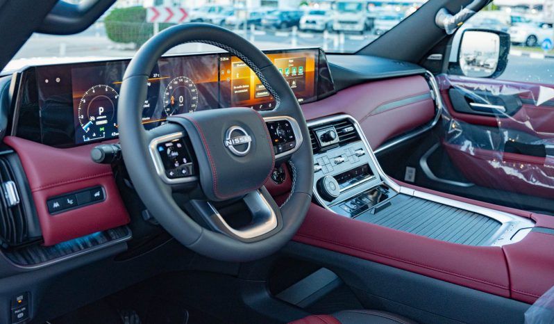 
2026 Nissan Patrol SE Platinum 3.8L AT Petrol (Silver-Red) full									